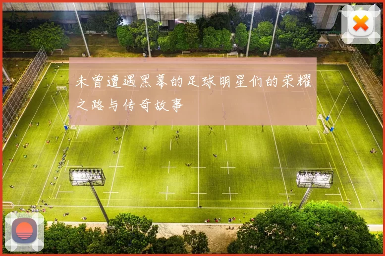 未曾遭遇黑幕的足球明星们的荣耀之路与传奇故事