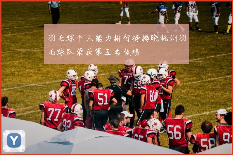 羽毛球个人能力排行榜揭晓杭州羽毛球队荣获第五名佳绩